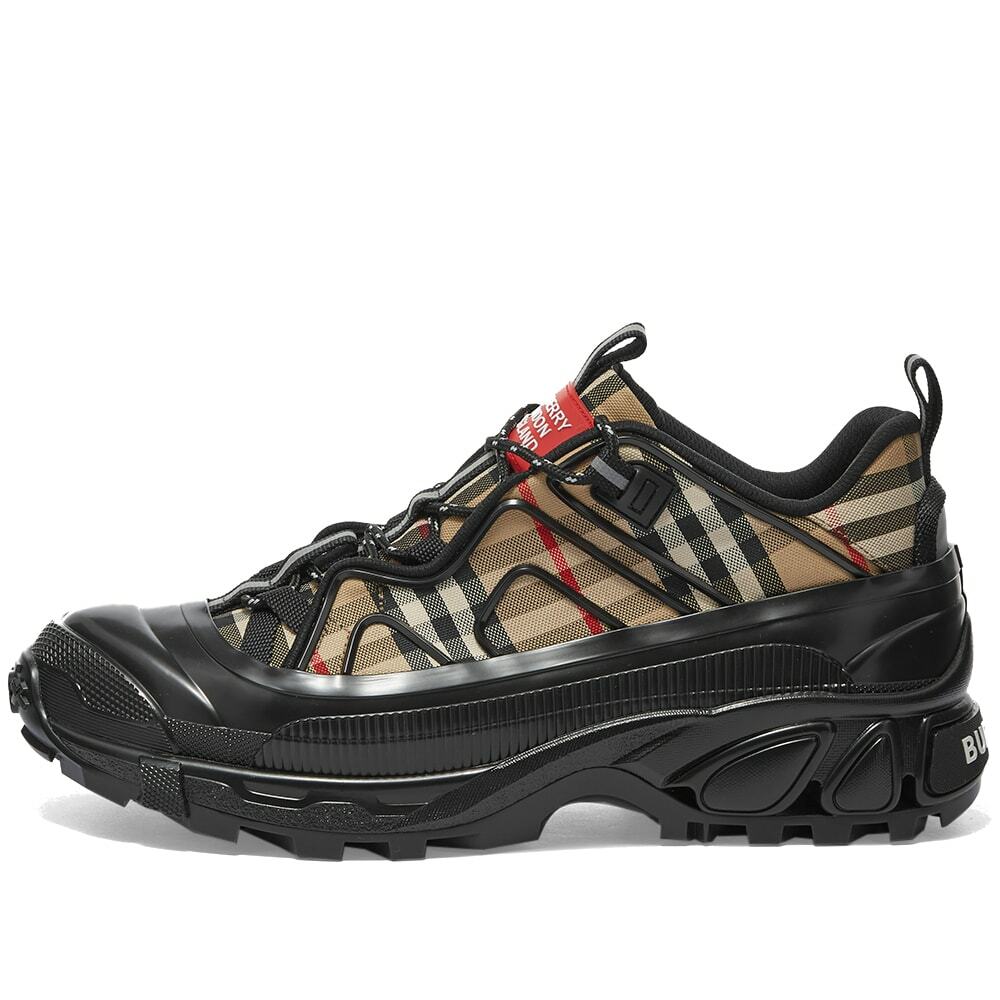 【関税&送料込】Burberry Multicolor Arthur Sneakers Burberry Arthur Leather & Rubber Sneaker Men's Black 42