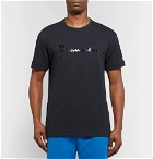 Todd Snyder Champion - Logo-Print Cotton-Jersey T-Shirt - Midnight blue