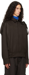 Omar Afridi Brown Battle Dress Jacket