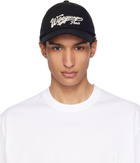 WOOYOUNGMI Black Embroidered Logo Cap