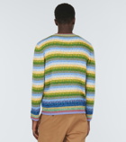 Marni - Striped intarsia virgin wool sweater