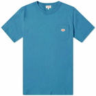 Armor-Lux Men's Organic Logo Pocket T-Shirt in Lagoon