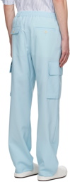 Marni Blue Tropical Cargo Pants