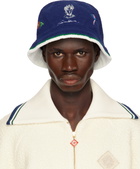 Casablanca Navy Patch Bucket Hat