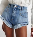 Isabel Marant Eneidala high-rise denim shorts