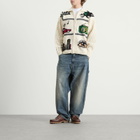 Patta Men's Perfect Day Knitted Cardigan in Beige