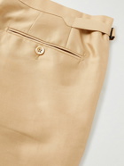 TOM FORD - Shelton Straight-Leg Cotton-Blend Suit Trousers - Gold