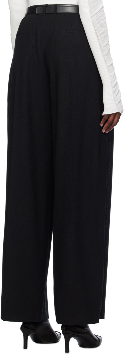 Jil Sander Black Belted Trousers