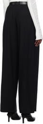 Jil Sander Black Belted Trousers