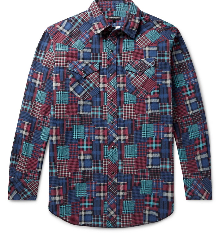 Photo: Engineered Garments - Printed Cotton-Flannel Western Shirt - Red