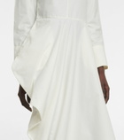 Deveaux New York - Holly cotton poplin midi dress
