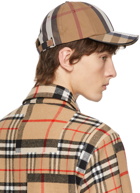 Burberry Brown Giant Check Cap