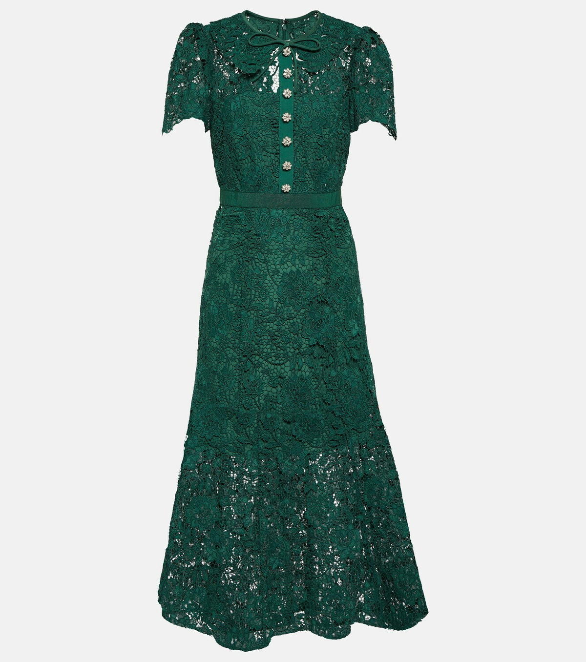 Self-Portrait Lace A-line midi dress Self-Portrait Self-Portrait Lace A-line midi dress Self-Portrait