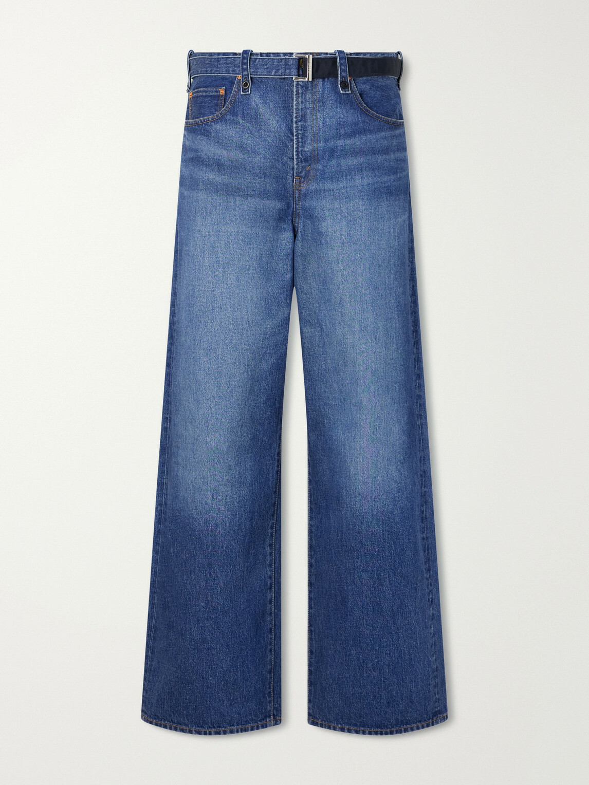 Sacai - Levi's Wide-Leg Belted Jeans - Blue