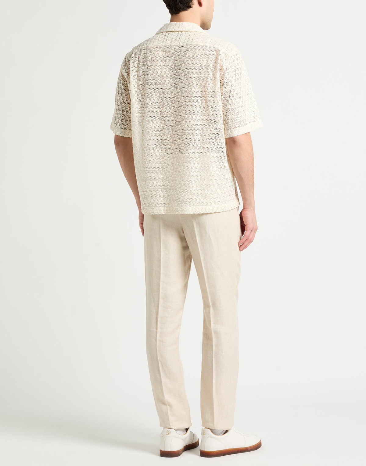 Lardini Mens Shirt Ivory
