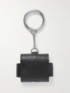 BALENCIAGA - Logo-Print Full-Grain Leather AirPods Pro Case