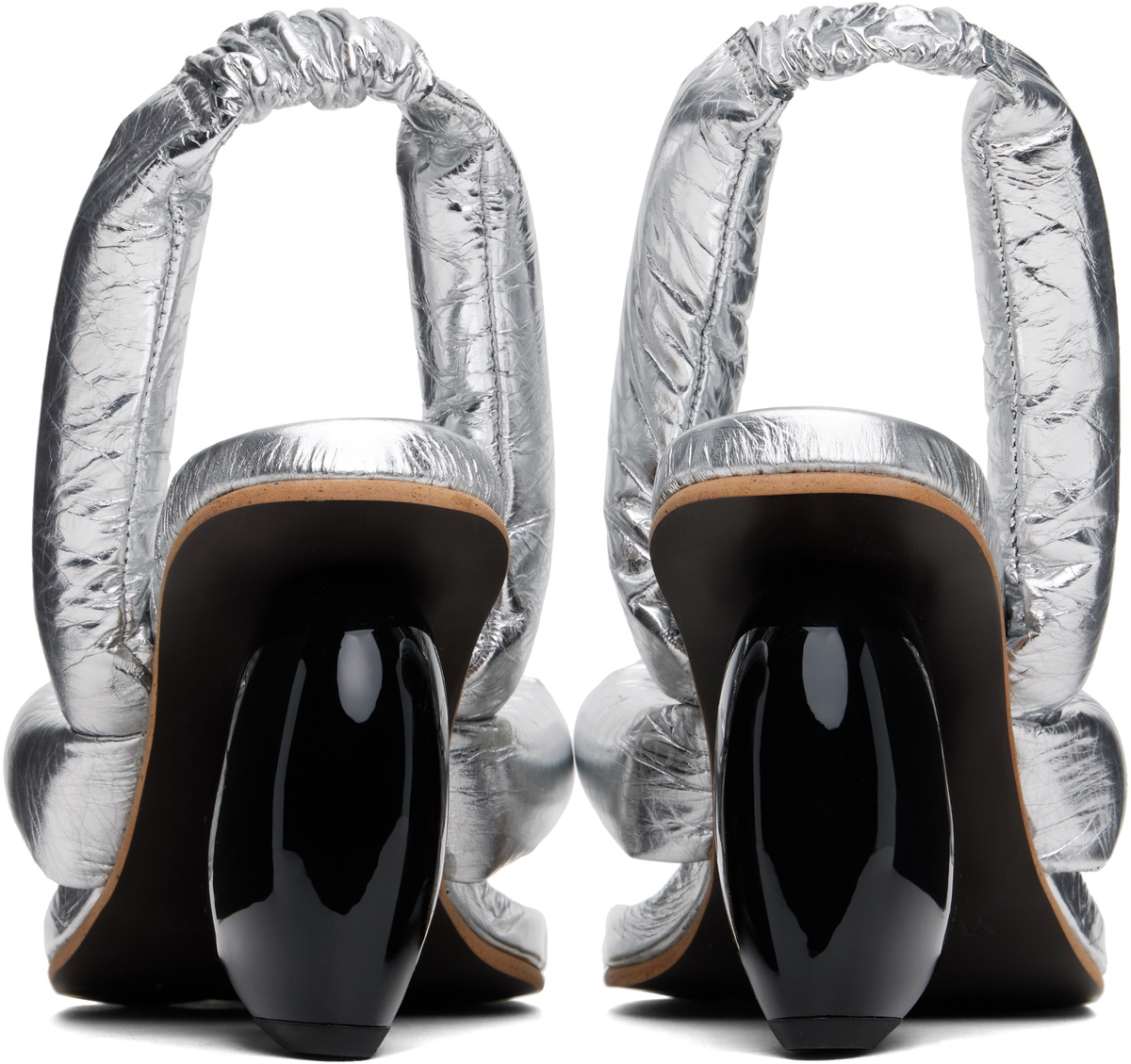 YUME YUME Silver Love Heeled Sandals