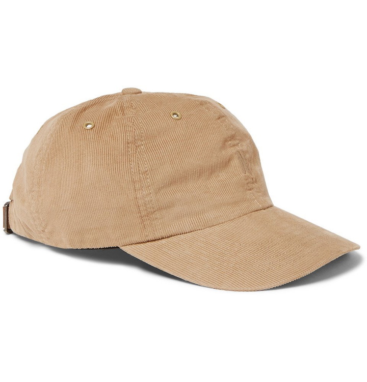 Photo: Norse Projects - Logo-Embroidered Cotton-Corduroy Baseball Cap - Beige