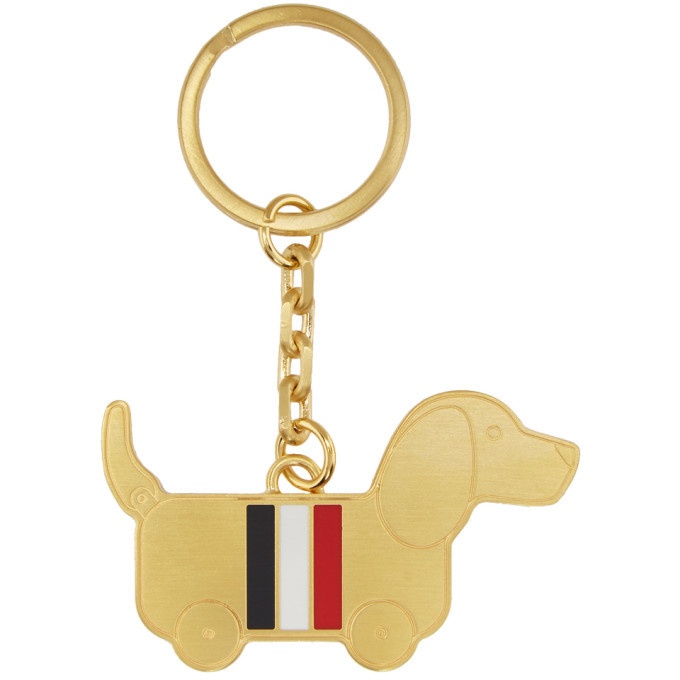 Photo: Thom Browne Gold Toy Icon Hector Keychain