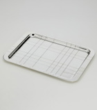 Christofle Graphik silver-plated tray