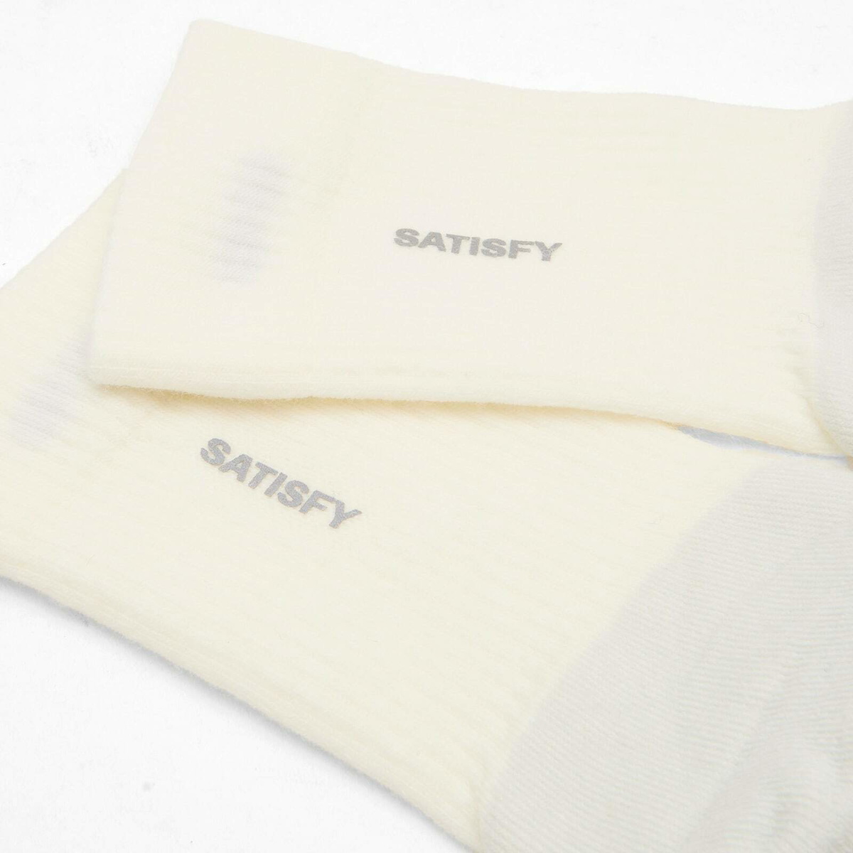 Satisfy Men's Merino Nylon Tube Socks in Off-White