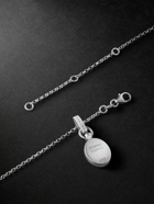 Foundrae - Internal Compass White Gold Diamond Pendant Necklace