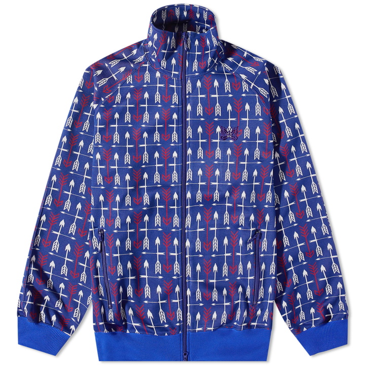 Photo: Needles Men's Poly Jacquard Track Jacket in Multi