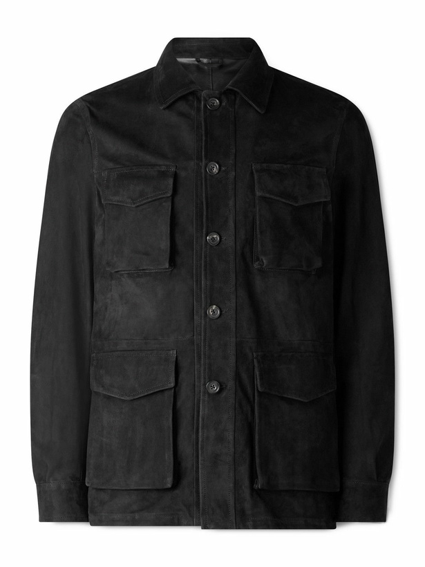 Photo: J. Mueser - Suede Overshirt - Black
