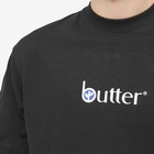 Butter Goods Men's Leaf Classic Logo T-Shirt in Black