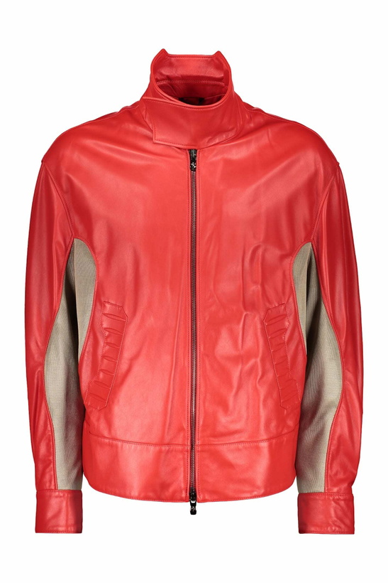 Photo: Ferrari Lambskin Bomber Jacket