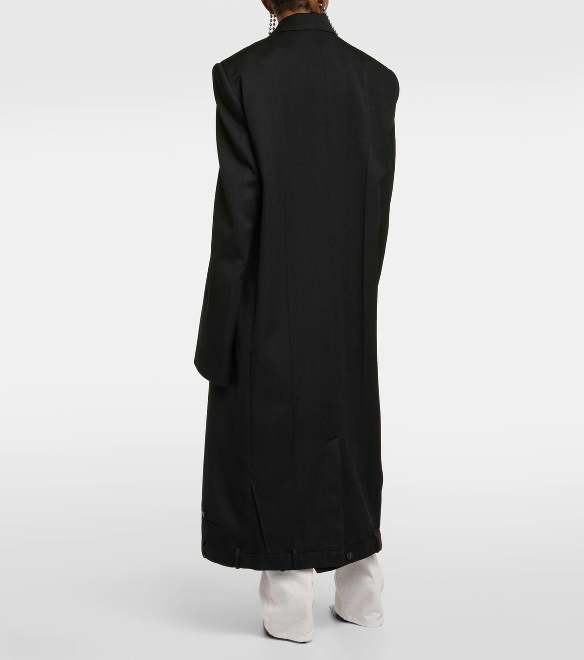 Balenciaga Deconstructed double-breasted wool coat Balenciaga