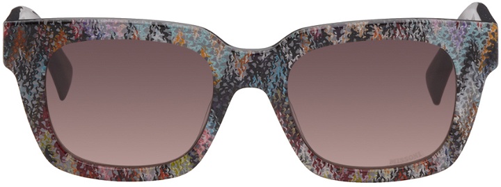 Photo: Missoni Multicolor Square Sunglasses