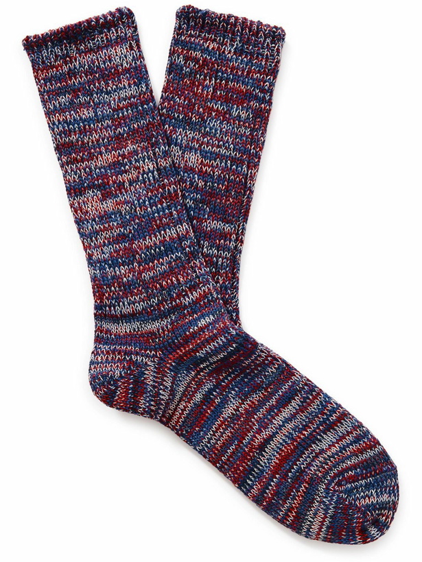 Photo: Anonymous Ism - Ribbed Cotton-Blend Socks