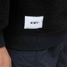 WTAPS Men's Bevel Fleece Crew Sweat in Black