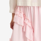 YMC Women's Draped Midi Skirt in Light Pink