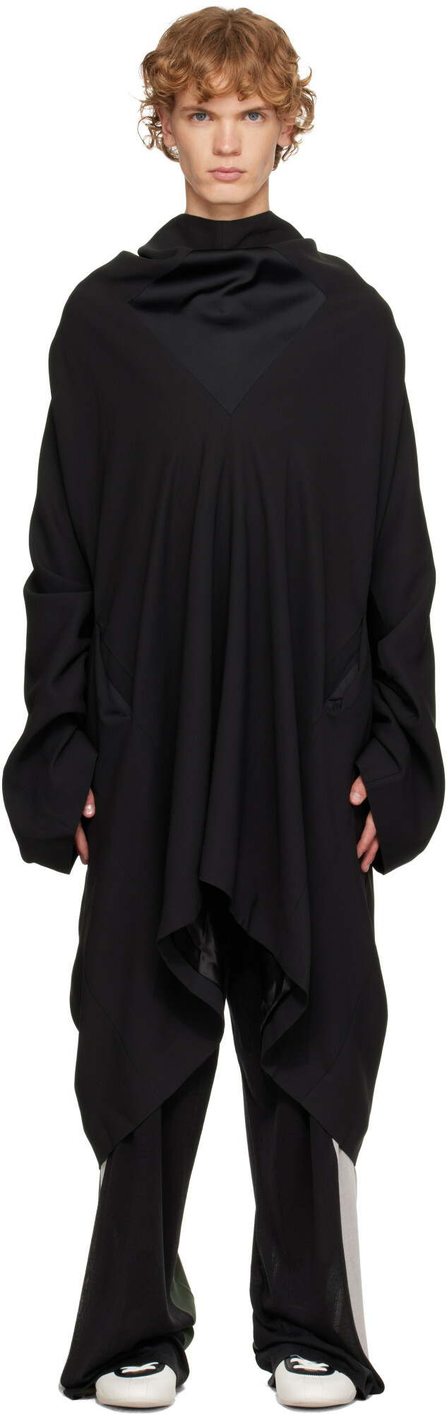 Kiko Kostadinov Black Moder Tunic Coat
