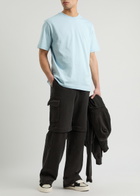 Daily Paper Orbit Logo Cotton T-shirt Light Blue