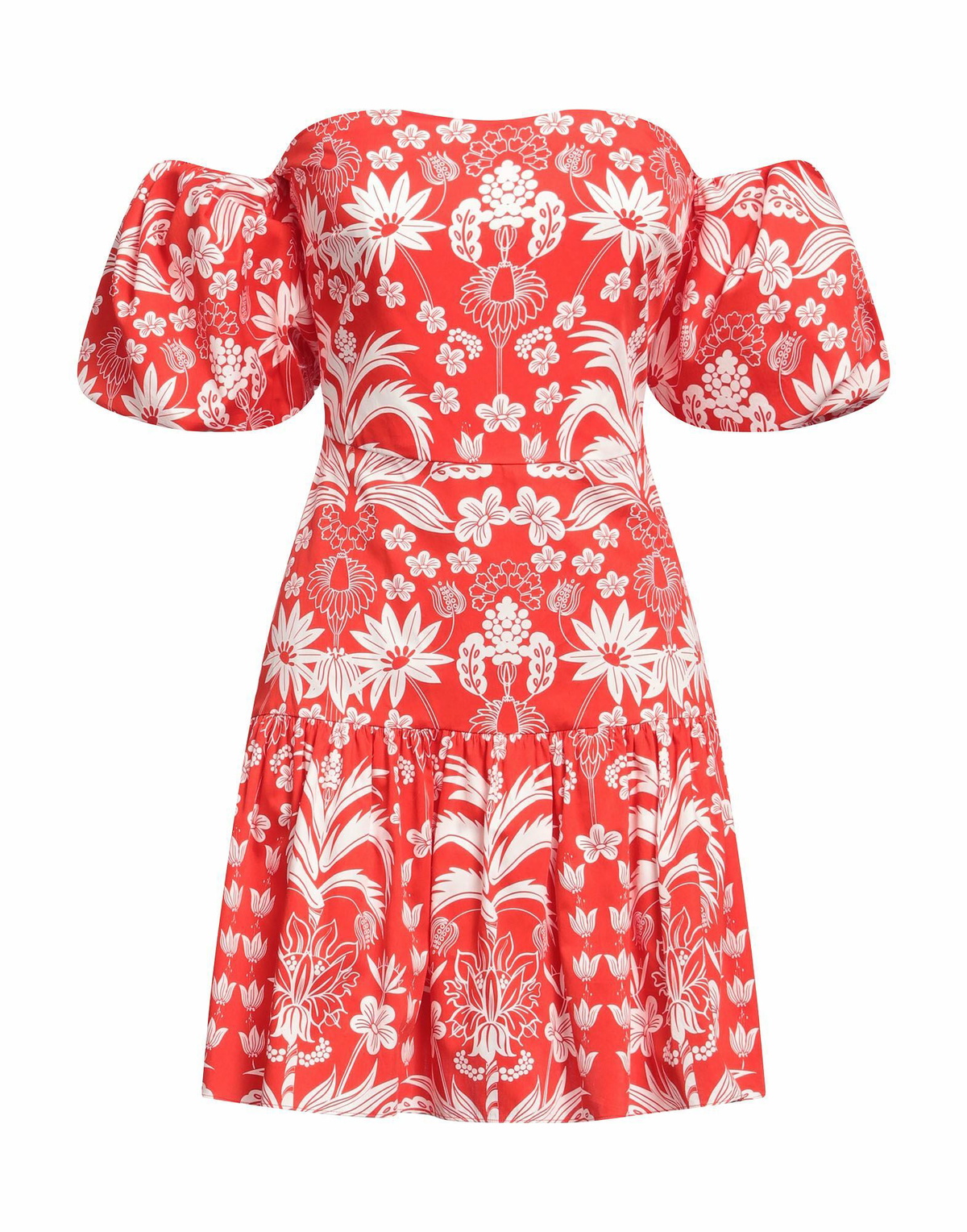 Borgo De Nor Womens Mini dress in Tomato red