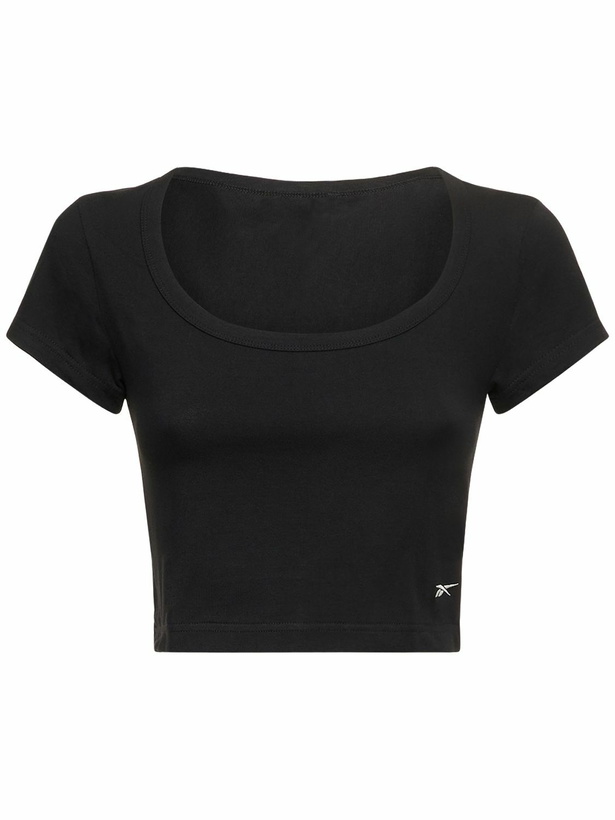 Photo: REEBOK CLASSICS - Cropped Jersey Top