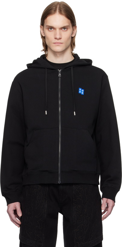 Photo: ADER error Black Sig; TRS Tag 01 Zip-Up Hoodie