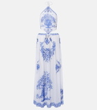 Bananhot Riley printed cotton maxi dress