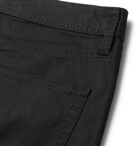 James Perse - Black Slim-Fit Cotton-Twill Trousers - Black