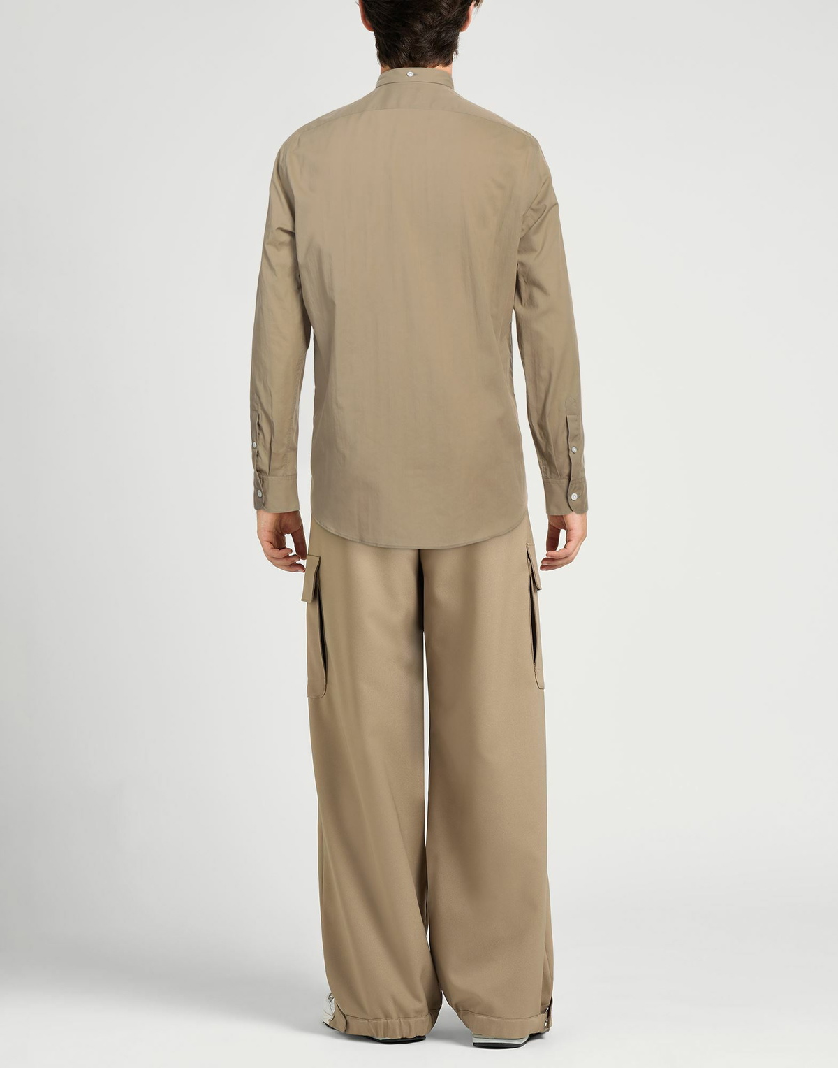 Caruso Mens Shirt in Sage green