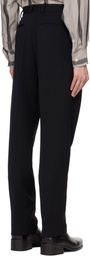 WACKO MARIA Black Pleated Trousers