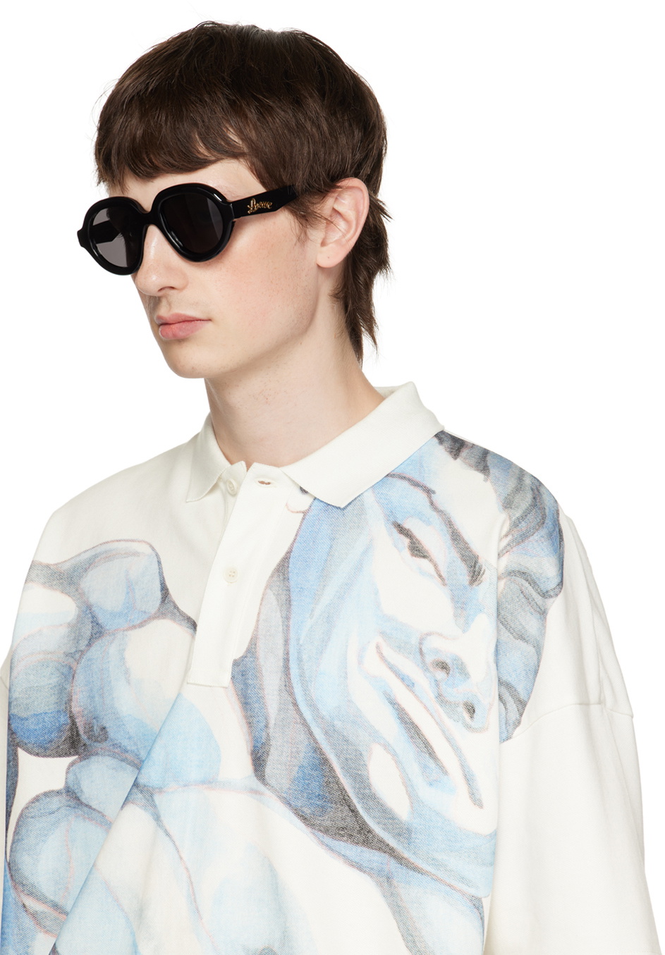 Loewe Black Round Sunglasses Loewe display picture 2