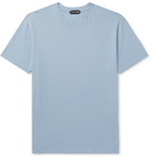 TOM FORD - Lyocell and Cotton-Blend Jersey T-Shirt - Blue