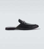 Gucci Jordaan leather mules