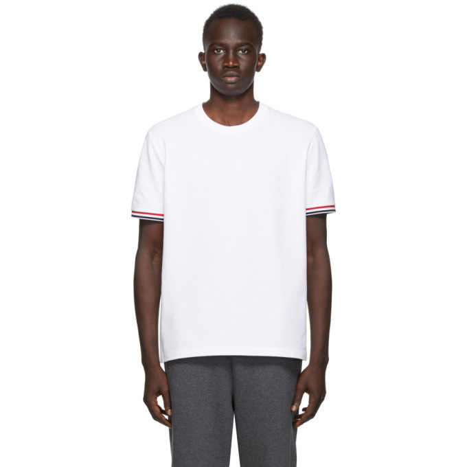 Photo: Thom Browne SSENSE Exclusive White Pique T-Shirt