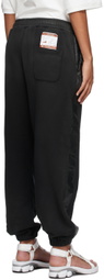 Miharayasuhiro Black Side Tape Sweatpants
