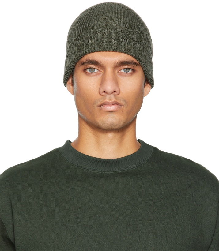 Photo: LEMAIRE Green Knitted Hat Beanie